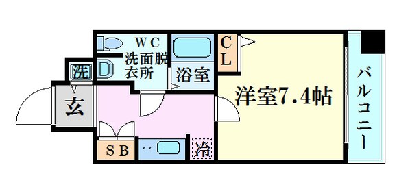 スワンズシティ堂島川の物件間取画像